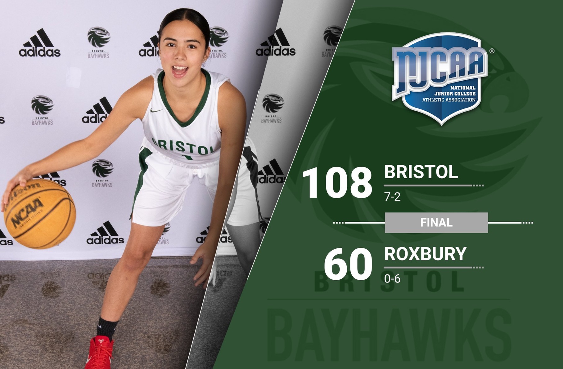 Women's Basketball Improves to 7-2 After a 108-60 WIn Over Roxbury
